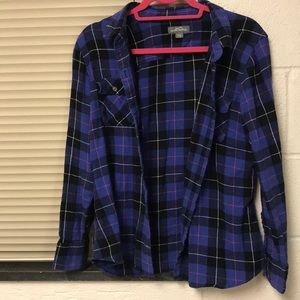 Women’s XL purple flannel shirt